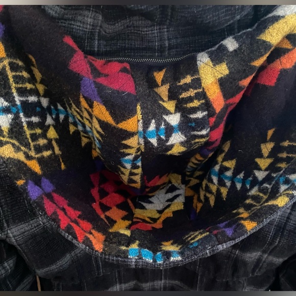 Hurley x Pendleton Wool Parka Jacket w/ Removable Hood - Womens Small - Picture 8 of 16